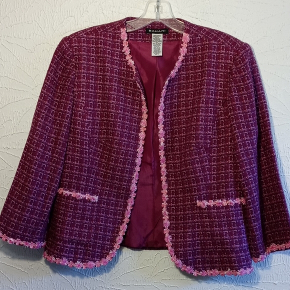 Bahari Jackets & Blazers - BAHARI TWEED BLAZER